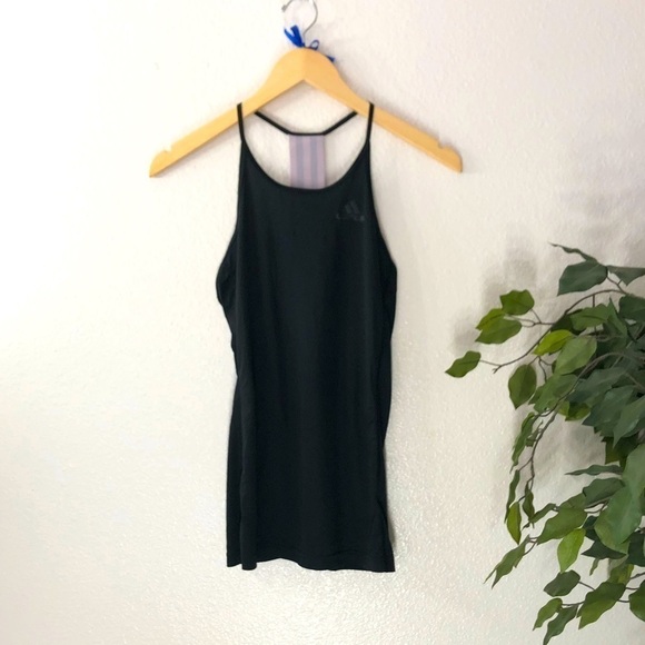 Adidas Black Climalite Workout Tank Top - Picture 1 of 6